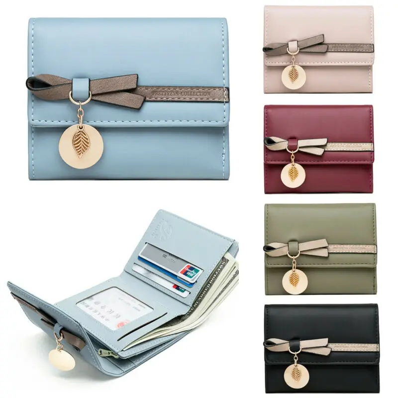 Новинка женские маленькие кожаные кошельки на молнии модная женская сумка с