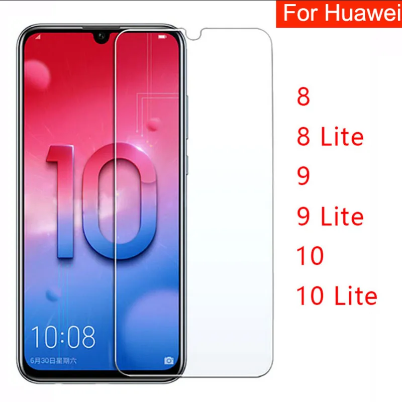 Защитное стекло для Honor 8 9 10 Lite закаленное Защита экрана Huawei 8lite 9lite lite Защитная