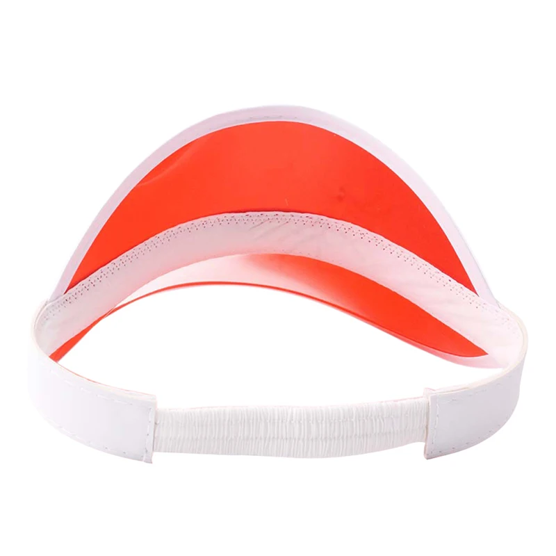 

1PC Summer PVC Hat Sun Visor Party Casual Hat Clear Plastic Adult Sunscreen Cap