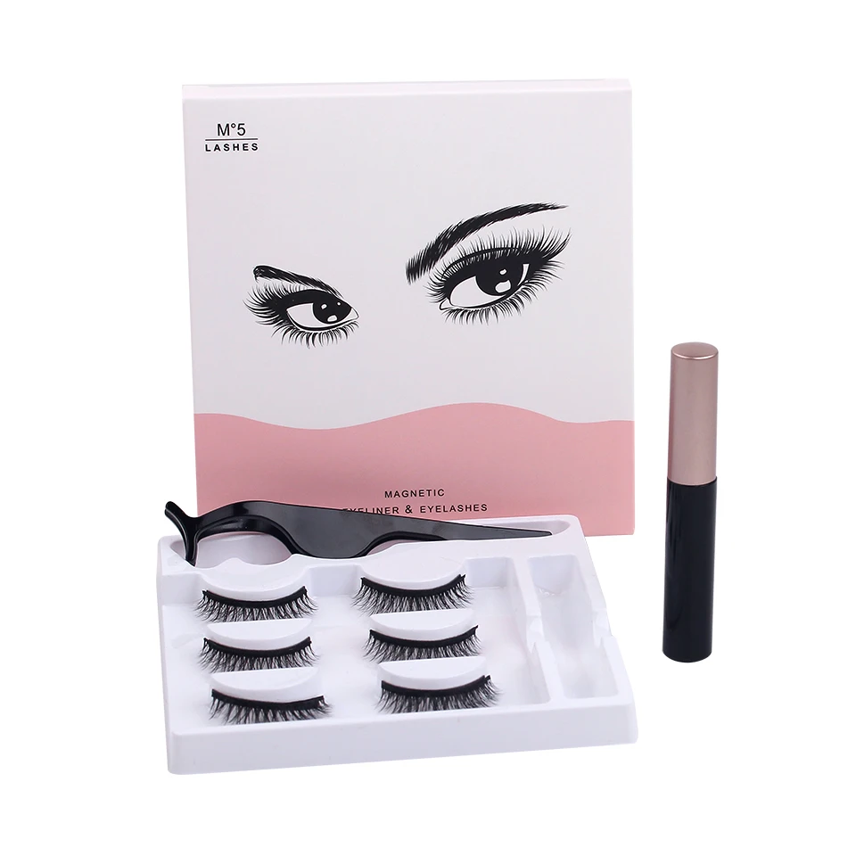 NEWCOME магнитные ресницы с подводкой для глаз 100% ручная работа Магнитная подводка и
