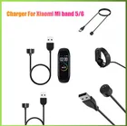 Портативный кабель для зарядки и передачи данных для Xiaomi Mi Band 5 6, USB Магнитные зарядные устройства для Xiaomi Mi Band 6, зарядное устройство