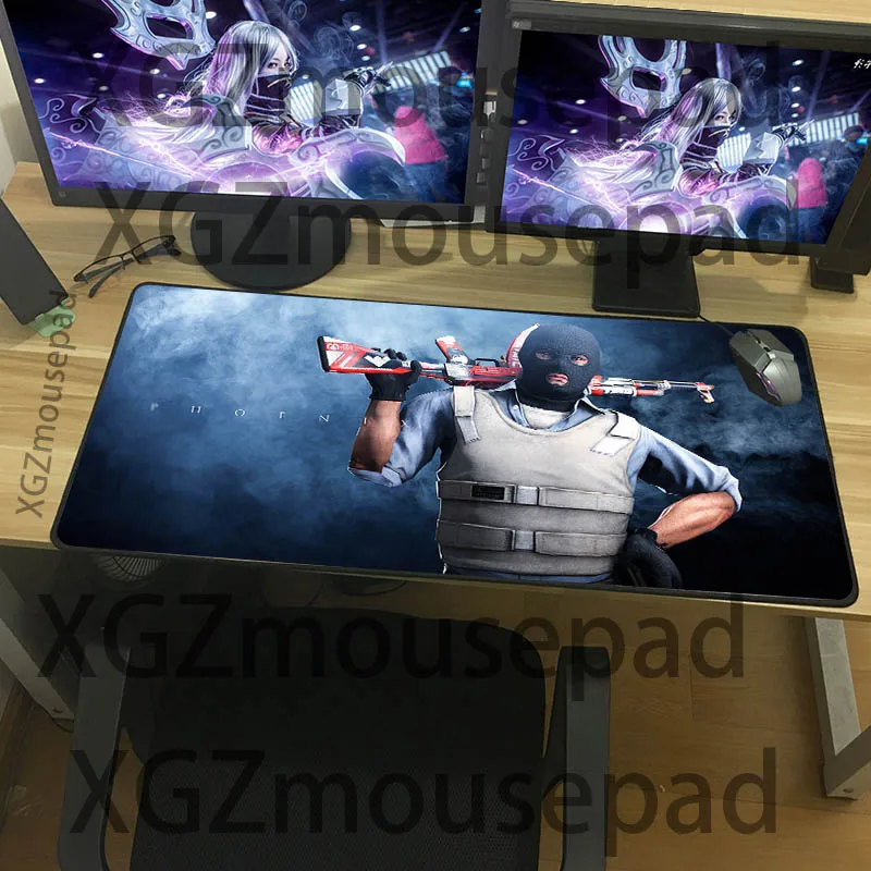 

XGZ Large size beautiful game pattern mouse pad csgo cool pattern table pad pc computer high quality waterproof keyboard pad