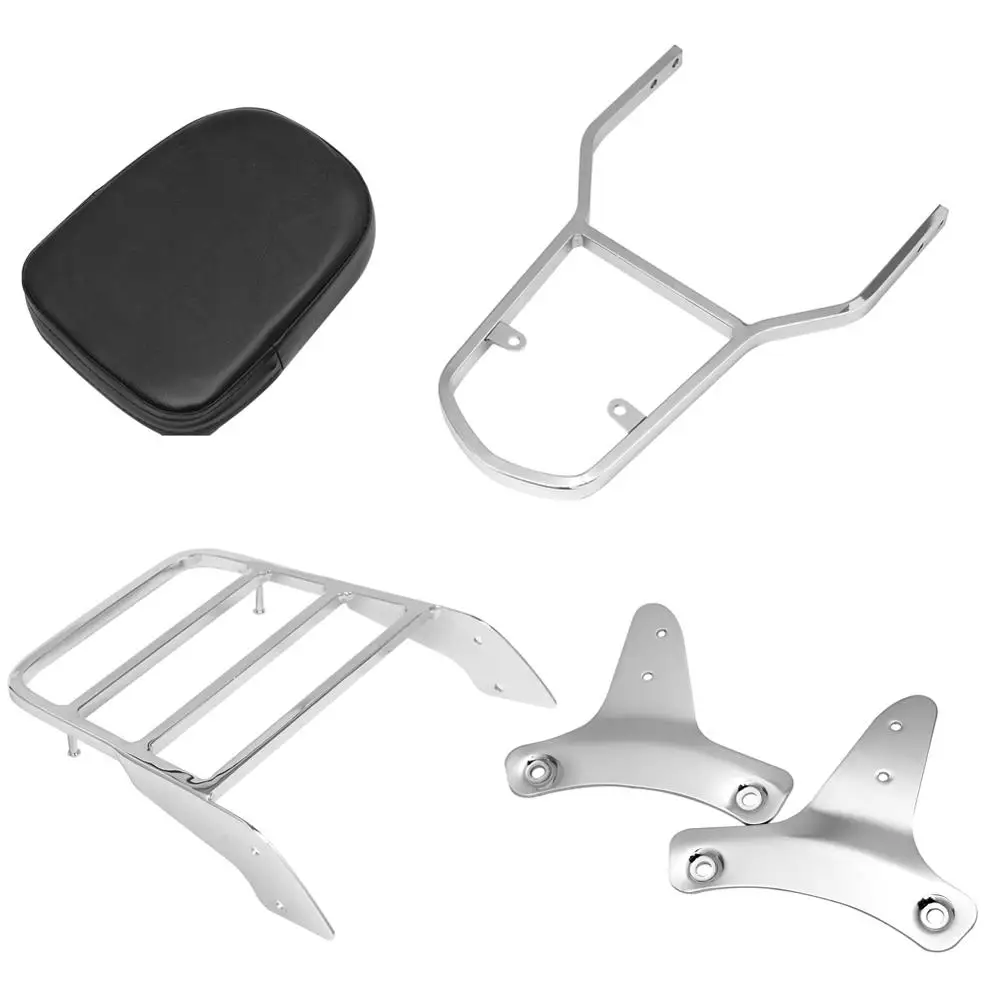 Задняя часть мотоцикла Sissy Bar с багажной рейкой для Honda Shadow VT750 VT400 97-03 | Автомобили и