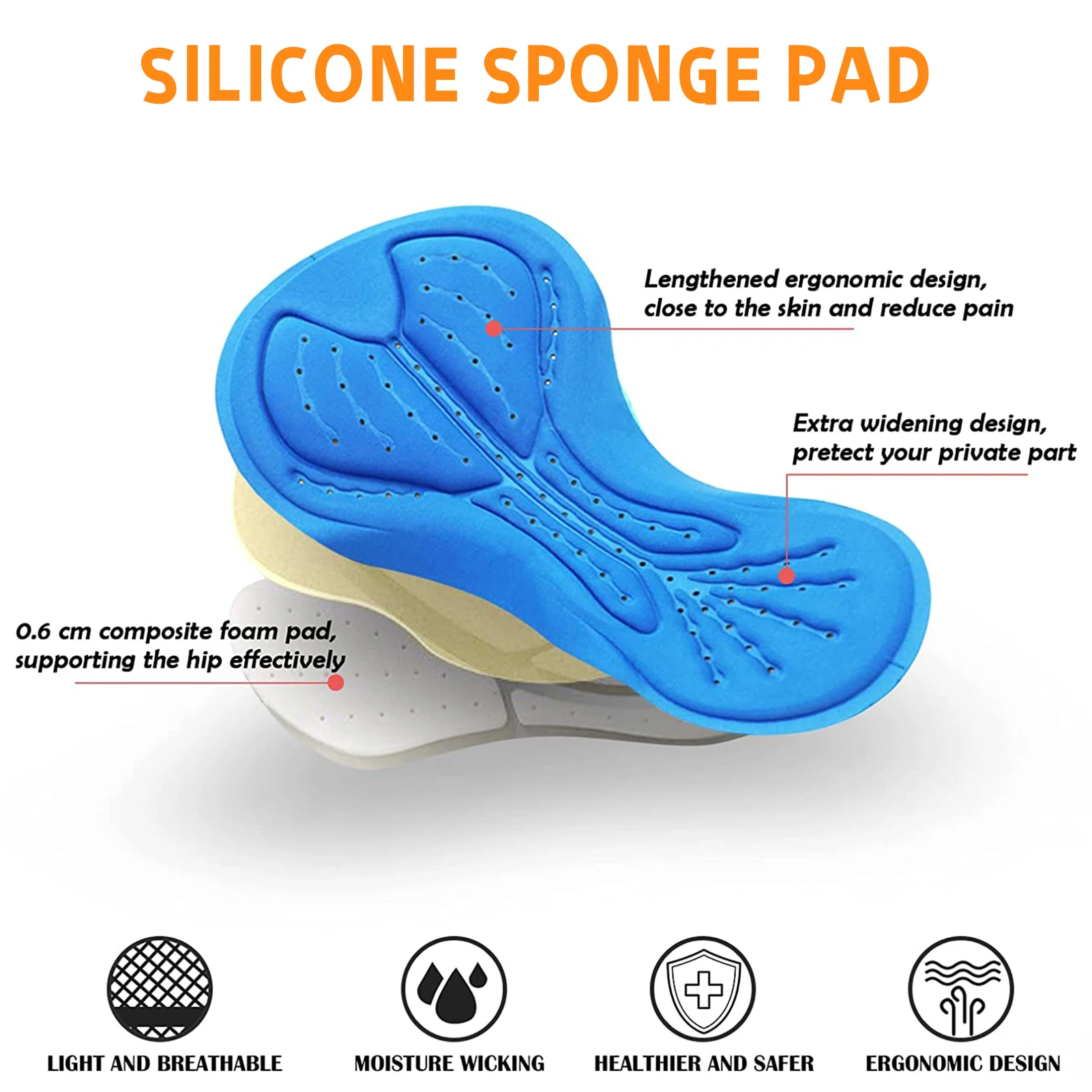 

Mens Cycling Shorts Cycling Underwear 5D Gel Pad Breathable UPF50+ Bicycle Road Bike Underpants MTB Liner Mountain Bike Shorts