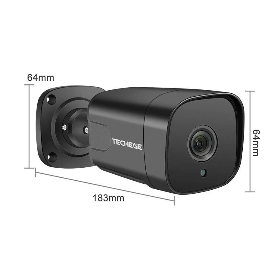 Techege H.265 8Ch 4MP POE NVR CCTV камера системы 4MP POE ip-камера 2560*1440 Открытый водонепроницаемый комплект видеонаблюдения