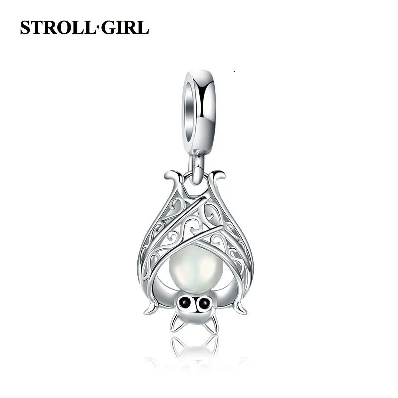 StrollGirl Серебро 925 bat растет талисманы кулон бусины европейский браслет diy модные украшения решений для женщин подарок