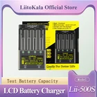 Умное устройство для зарядки никель-металлогидридных аккумуляторов от компании LiitoKala: Lii-PD4 Lii-PL4 Lii-S2 Lii-S4 Lii-S6 lii-500S lii-PD218650 26650 1,2 V 3,7 V 3,2 V литий-ионный никель-металл-гидридного Батарея Смарт Зарядное устройство