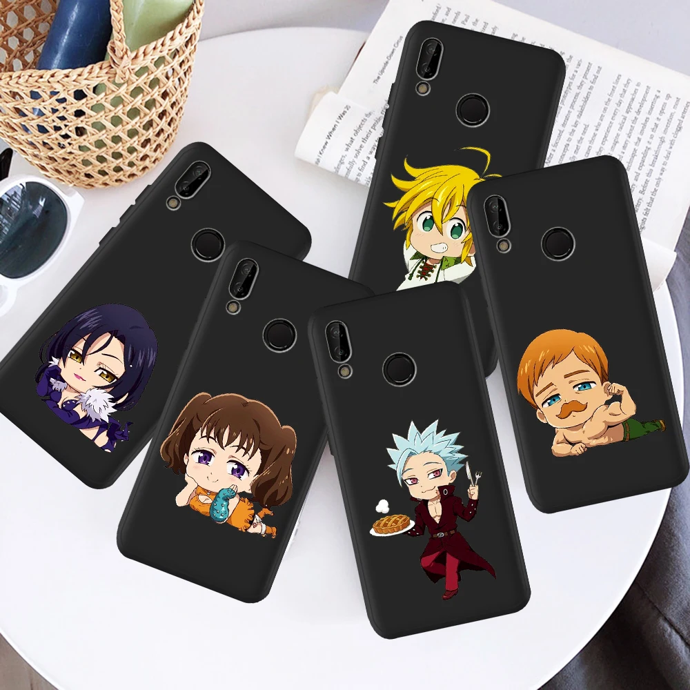 

Anime Seven Deadly Sins Cartoon for Huawei P50 P40 P30 P20 P10 P8 Lite 2017 Mate 30 20 10 Lite Pro Phone Case Coque Funda Cover