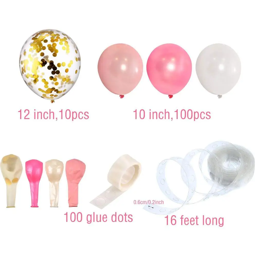 112 шт. набор воздушных шаров шар гирлянда свадебная АРКА День рождения Свадебные