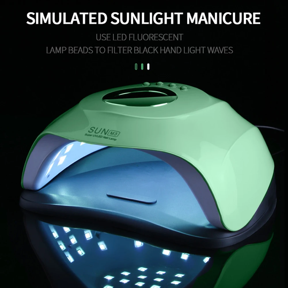 90W LED UV Lamp For Drying Nails Gel Polish Varnish Ice Manicure semi-permanent Fingernail and Toenail | Красота и здоровье