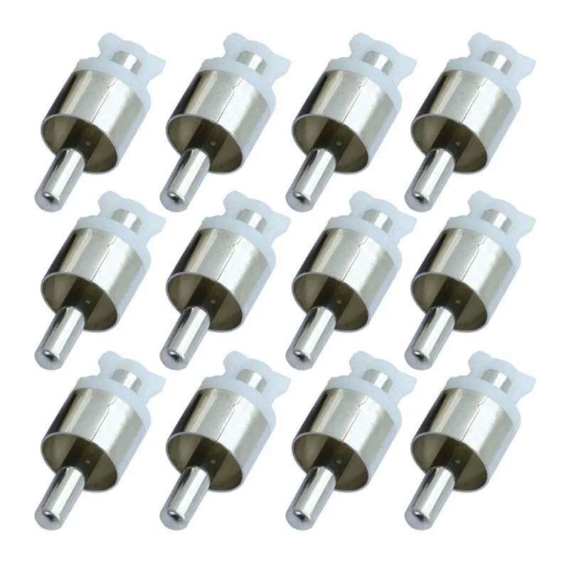 100 шт./лот RCA мужской аудиовидеокабель со штекерами разъем под пайку аудио провод