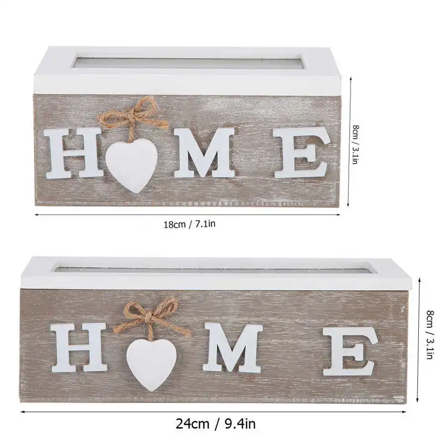 Чайный мешок ювелирный Органайзер 2 и 3 деревянные ячейки оборудование для