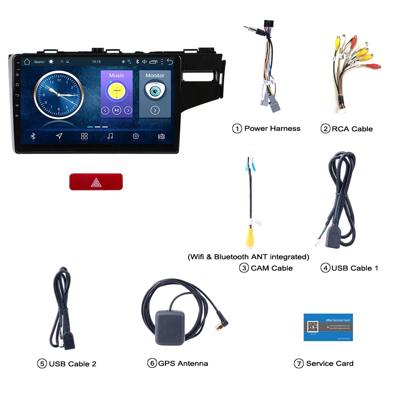 9-дюймовый автомобильный GPS-навигатор Android 8 1 для RHD Honda fit 2014-2018 праворучный привод