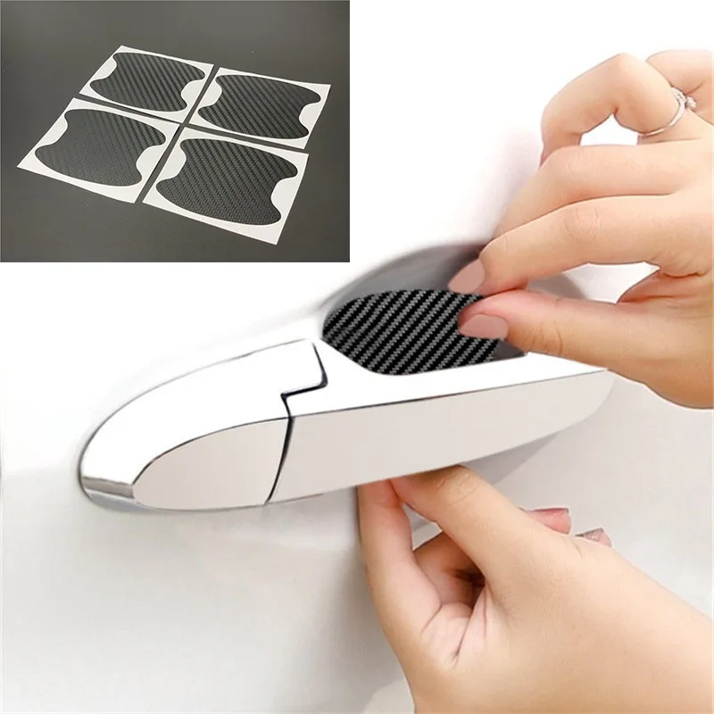 4 шт./лот стикер для защиты ручки автомобиля Mini One Cooper Countryman Clubman Paceman Roadster R50 R52 R53 R55