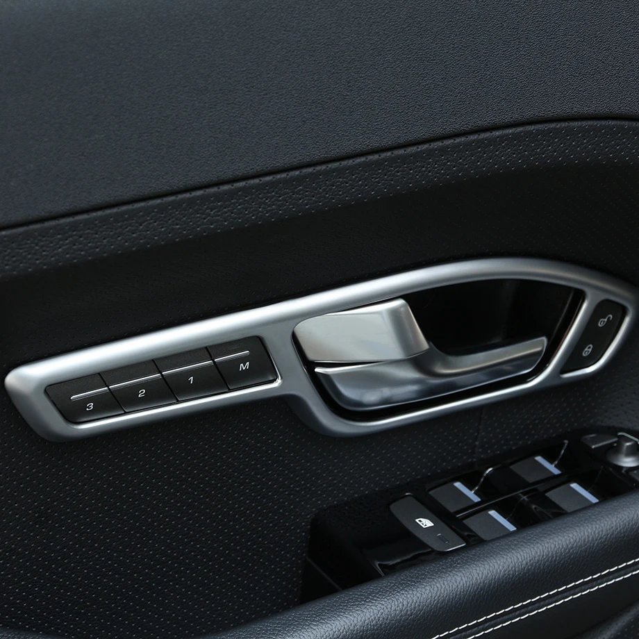 4 шт. хромированные наклейки на дверную ручку салона автомобиля Range Rover Evoque 2011