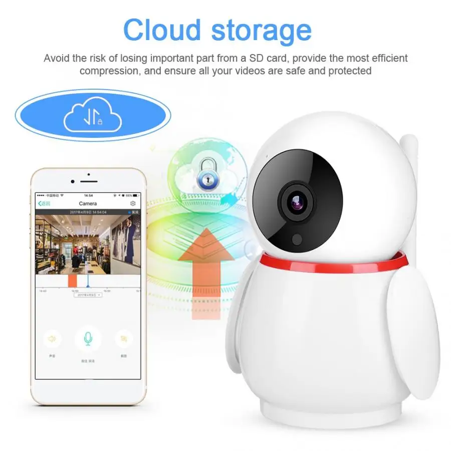 Камера видеонаблюдения ONVIF 1080P HD Wi Fi IP облачная камера безопасности беспроводная