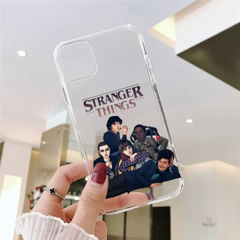 

Stranger Things Phone Case Clear Transparent for iPhone 11 12 mini pro XS MAX 8 7 6 6S Plus X 5S SE XR 2020