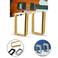 2pcsset exquisite guitar humbucker cover thicken texture metal guitar pickup cap for instrument guitar pickup cover