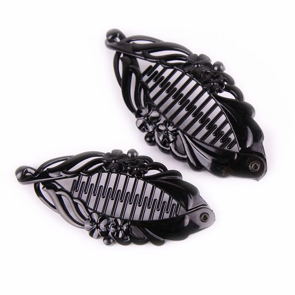 Заколка для волос в форме рыбы шпильки черного цвета аксессуары женщин зажим ACC51 |