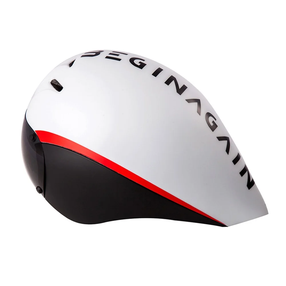 Фото НОВЫЕ шлемы Aero TT, очки для велоспорта, сверхлегкий шлем для мужчин, солнцезащитные линзы, гоночный велосипедный шлем, дорожный MTB, интегрированный велосипед для триатлона №5