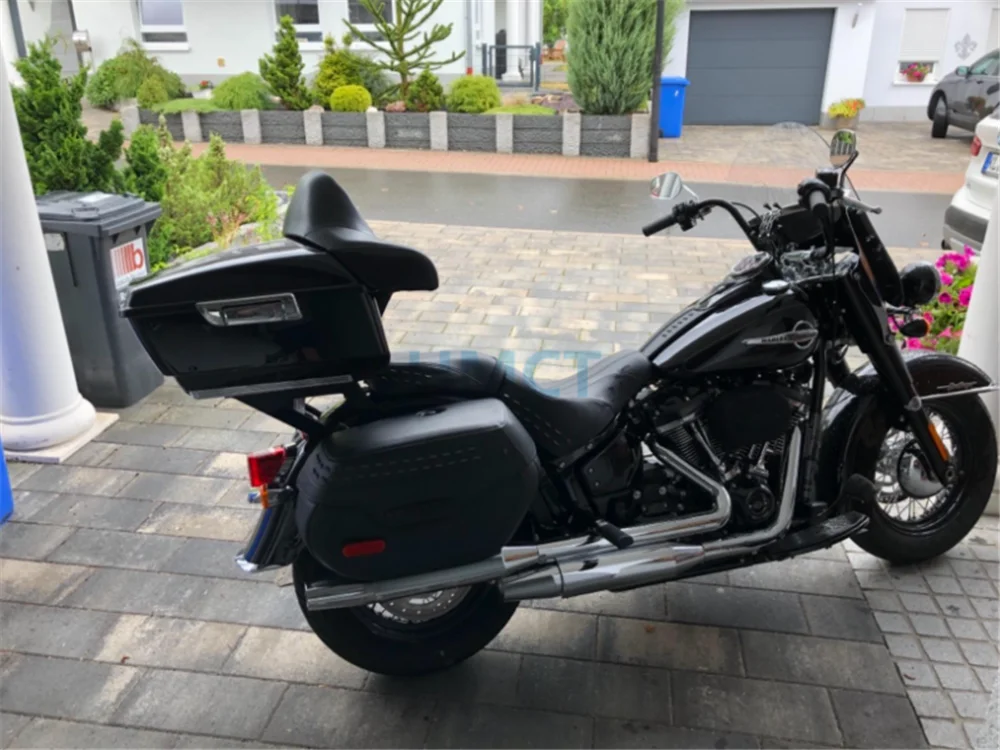 Мотоциклетный водонепроницаемый ABS King Tour Pack Pak Top Tail Box для Harley Road Street Glide Ultra Electra CVO
