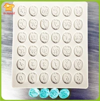 classical 26 english alphabet brand diy scented gypsum candle diffuser handmade silicone molds
