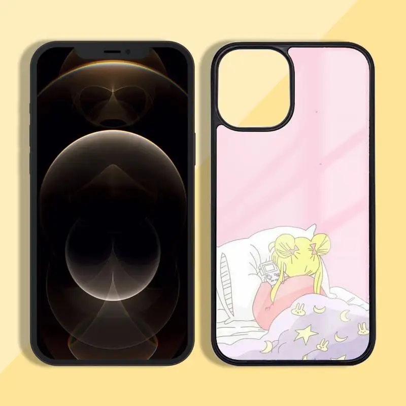 

Japan Anime Sailor Moon Phone Case Silicone TPU+PC For iPhone11 12 mini Pro MAX 7 8 Plus X XR XS Samsung S20 10 9 8 Plus ultra