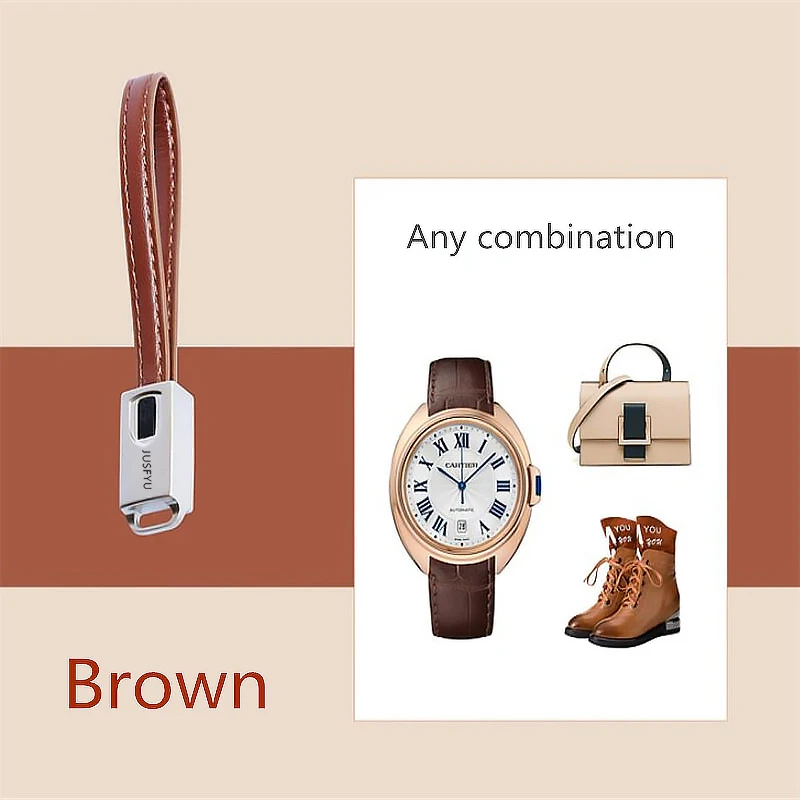 

2020 New Mini Leather Keychain USB Cable 2A Micro USB Type C Fast Charging Data Phone Cables For iPhone huawei Samsung xiaomi LG