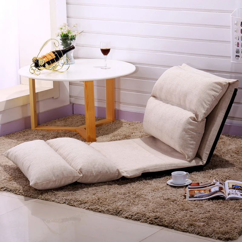 Creative lazy sofa Japanese casual folding single tatami bed small apartment backrest reclining chair simple |