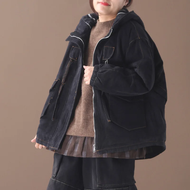 Короткая парка женская одежда для отдыха новинка 2019 зимнее джинсовое пальто с