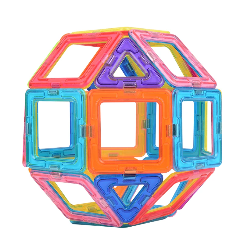 Магнитный дизайнерский конструктор VINEDI большого размера модель и магнитные