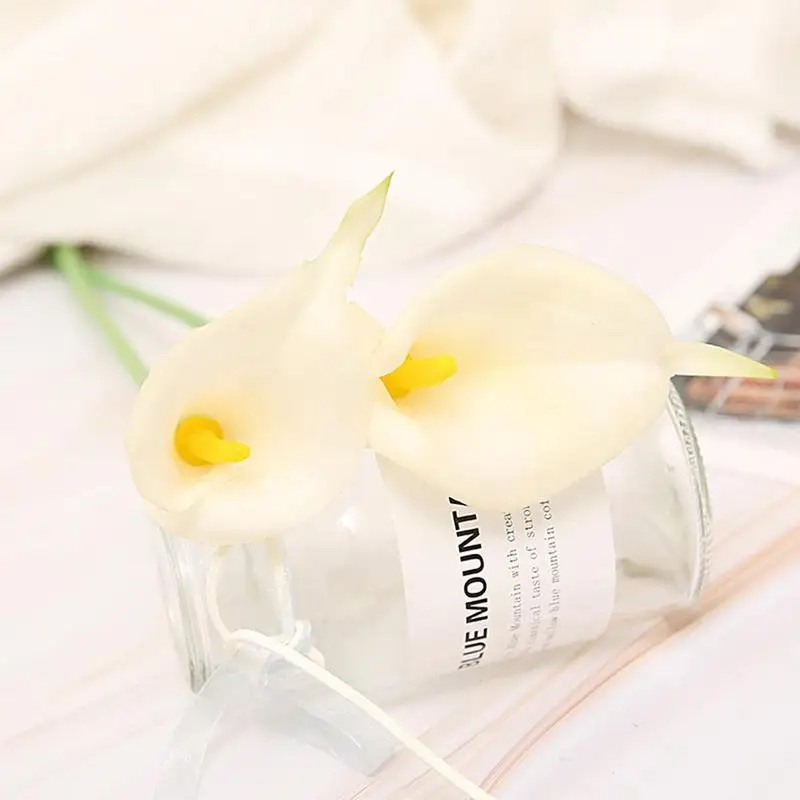 Белый искусственный мини цветок W5A1 оптовая продажа искусственных