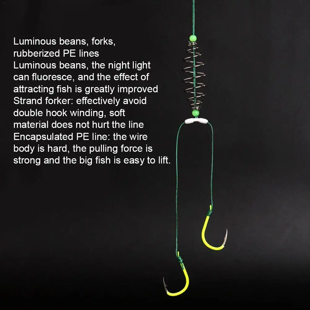 1 шт. специальный рыболовный крючок с эластичной стальной приманкой ручной