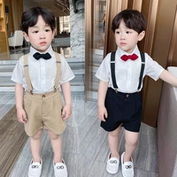 2021 baby boy clothing sets spanish newborn baby birthday clothes boys shorts sleeve topshorts 2pcs outfits infant summer suit