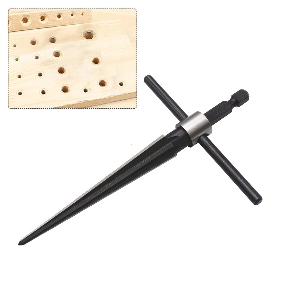 3-13 мм Мост штифт отверстие ручной развёртки Т-образная ручка коническая 6