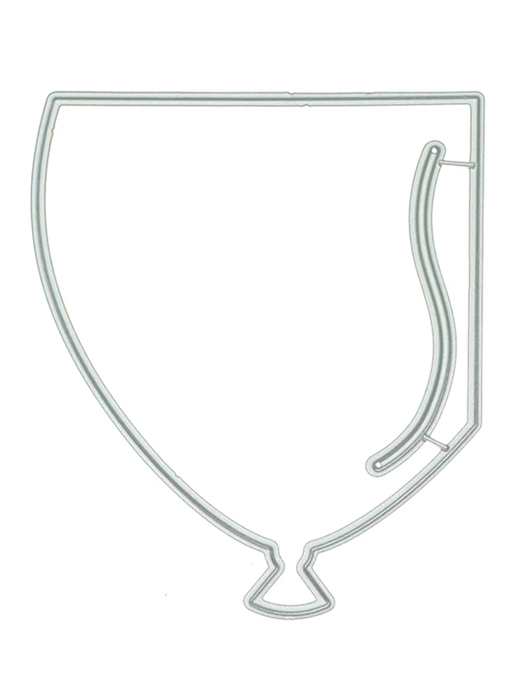 Металлические режущие штампы половинные воздушные шары высечки формы украшения