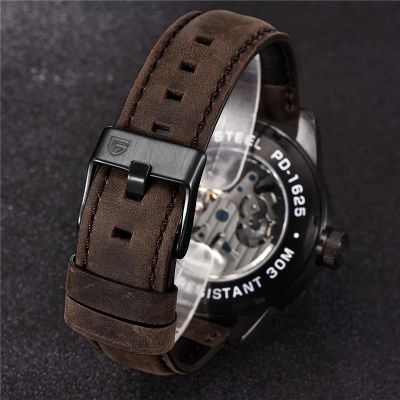

Pagani Design Watch Men Leather Tourbillon Watch Mens Automatic Wristwatch Mechanical Watches Relogio Masculino montre homme