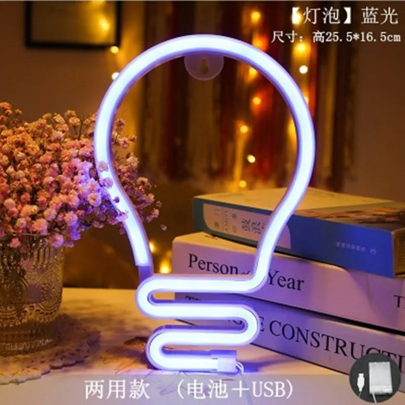 Неоновый светодиодный светильник лампы Форма неоновая вывеска для организаций и