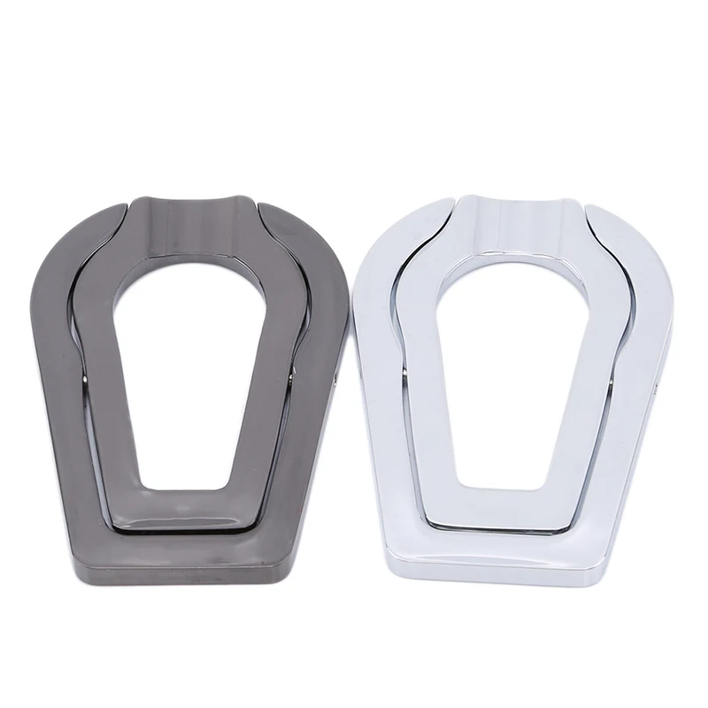 Новая мода Черный Серебряный складной из нержавеющей стали сигара курительная