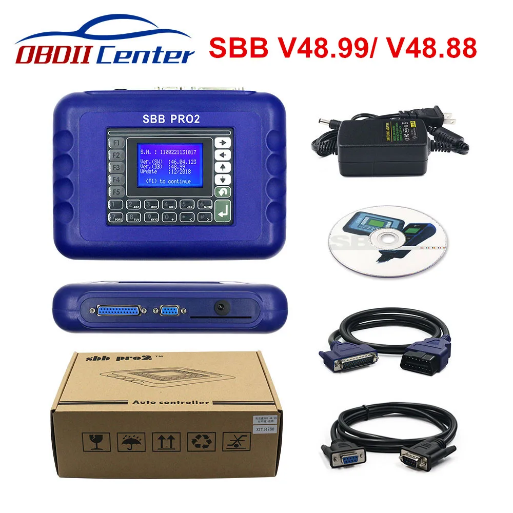 Новинка программатор ключей Sbb V48.88 V48.99 Pro2 Obdii транспондер для автомобильных Pro 2 48