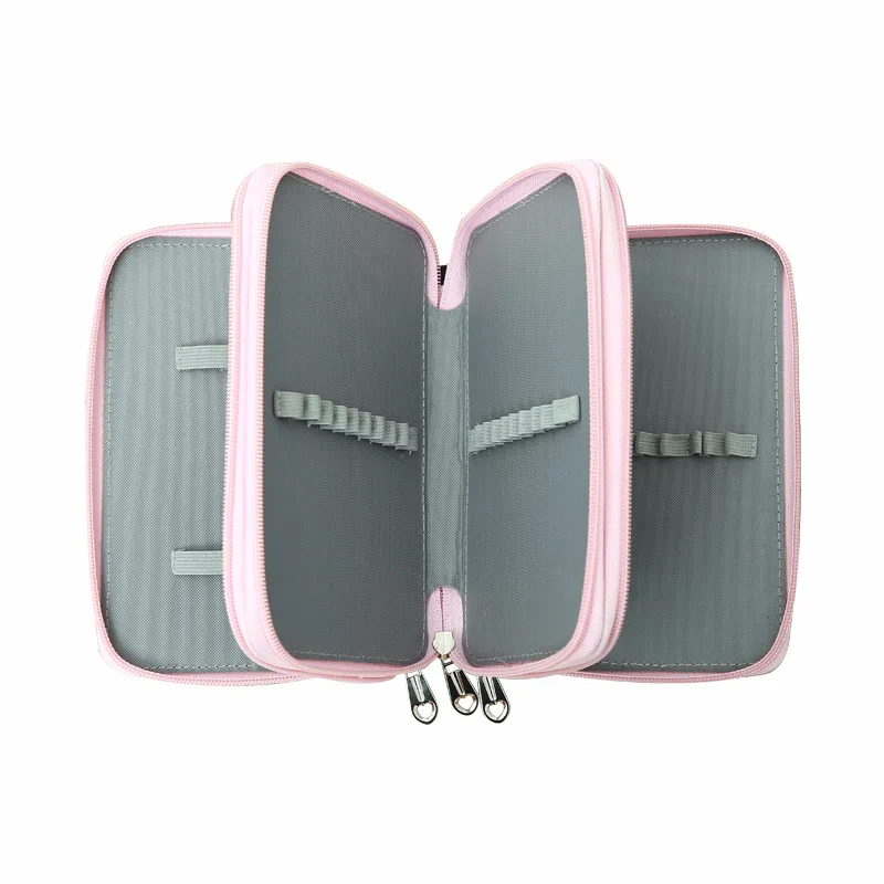 Милый школьный чехол для карандашей с 48 отверстиями девочек и мальчиков ручек