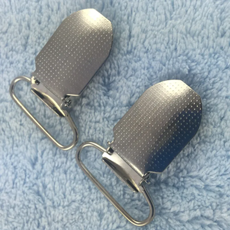 100 шт./лот 3 5 см Серебряный тон металлическая овальная пустышка зажим подтяжки Paci