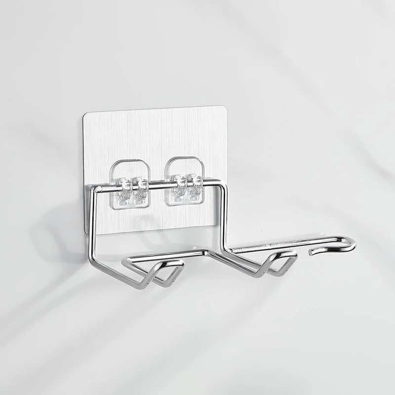 Многофункциональный держатель для фена из нержавеющей стали без перфорации