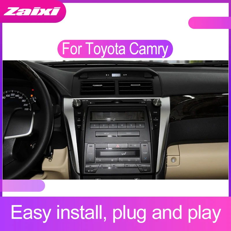 Для Toyota Camry Aurion 2011 2012 2013 2014 2015 2016 2017 автомобильные аксессуары Android GPS-навигация DVD