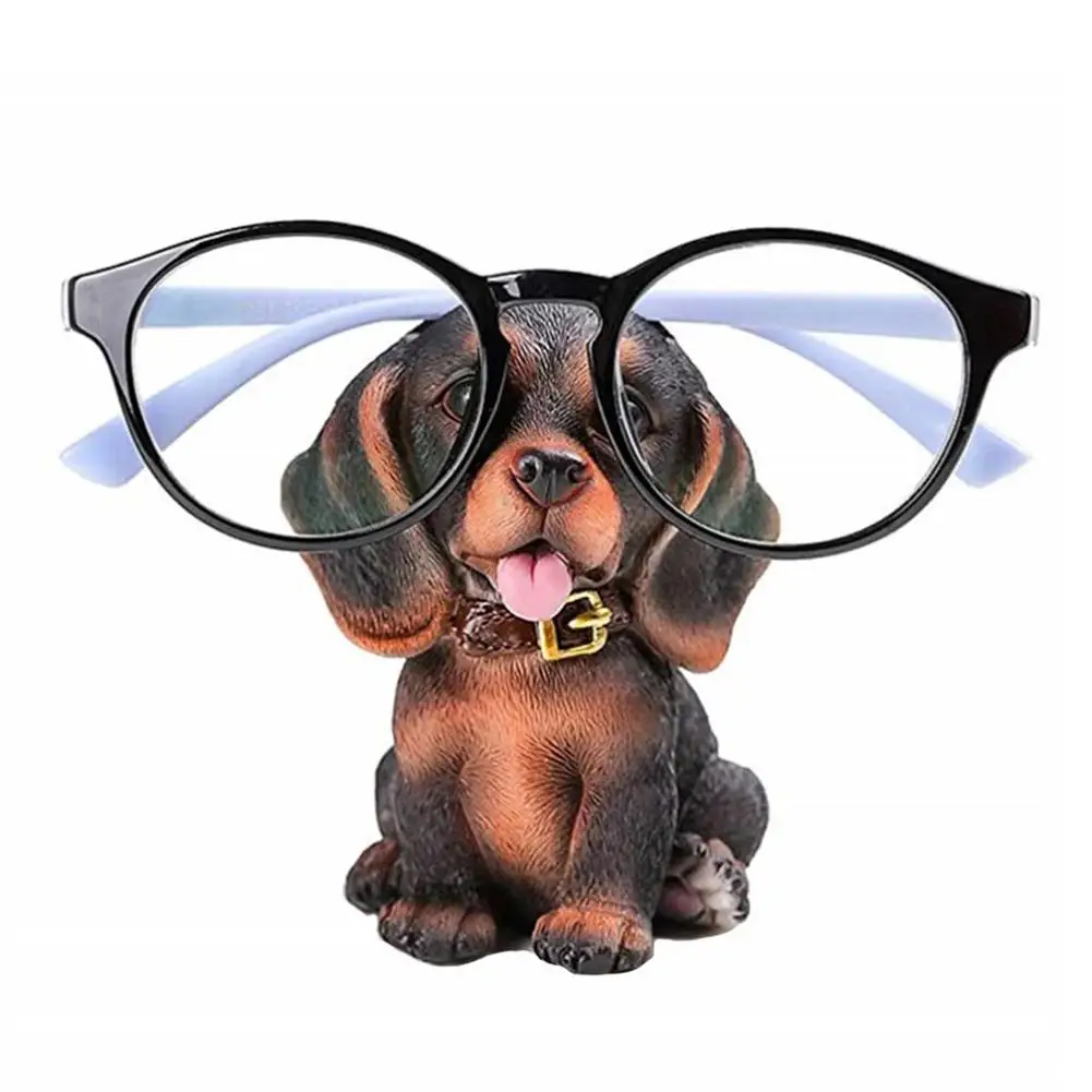 

Держатель для очков с животными-подставка под очки щенка из смолы Креативные украшения для стола держатель для очков для стола офиса дома