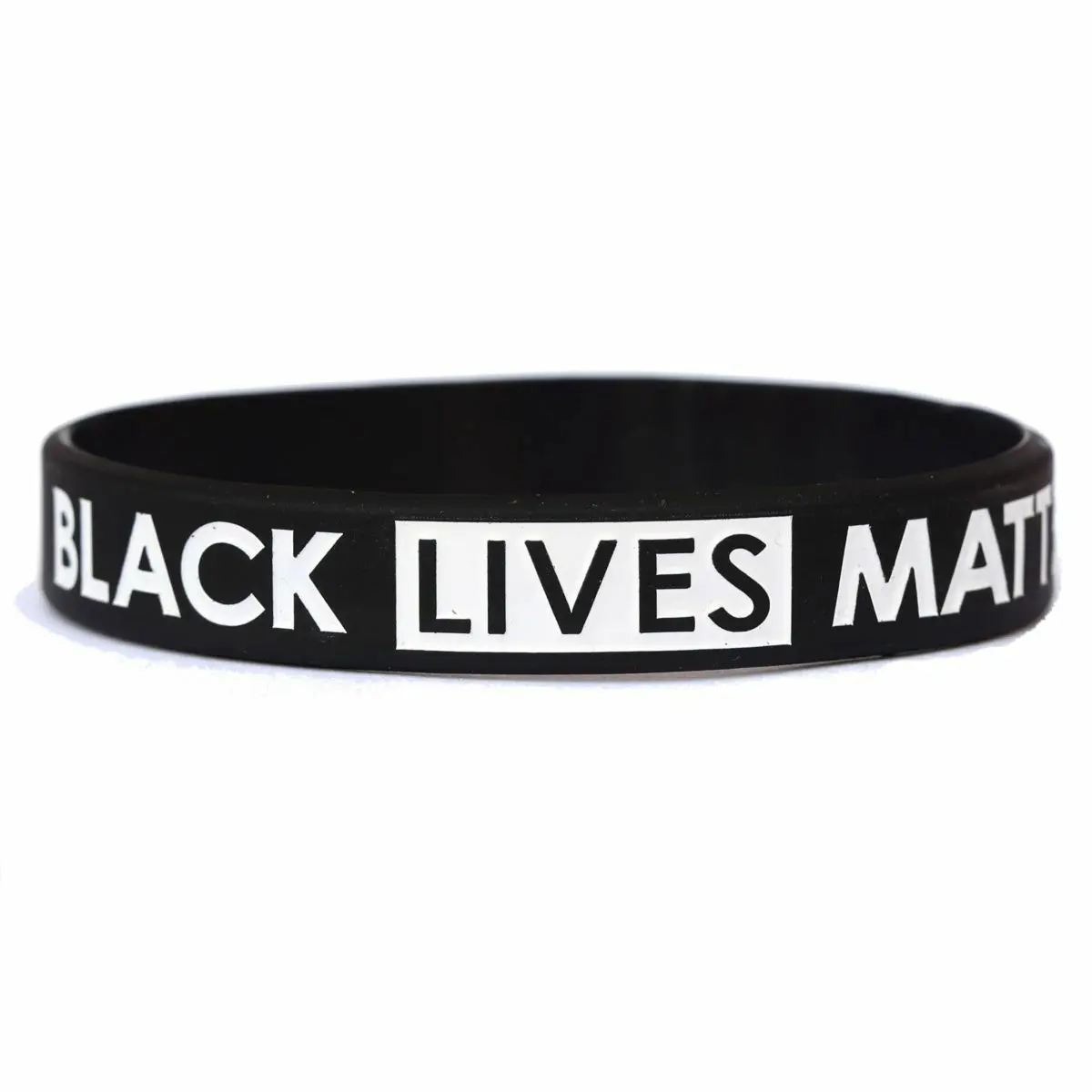 Black Lives Matter силиконовый браслет обруч Debossed Silicone Awareness браслеты с