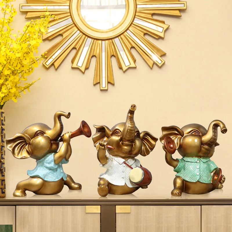 Креативные украшения в европейском стиле со слоном ТВ Шкафы для крыльца изделия