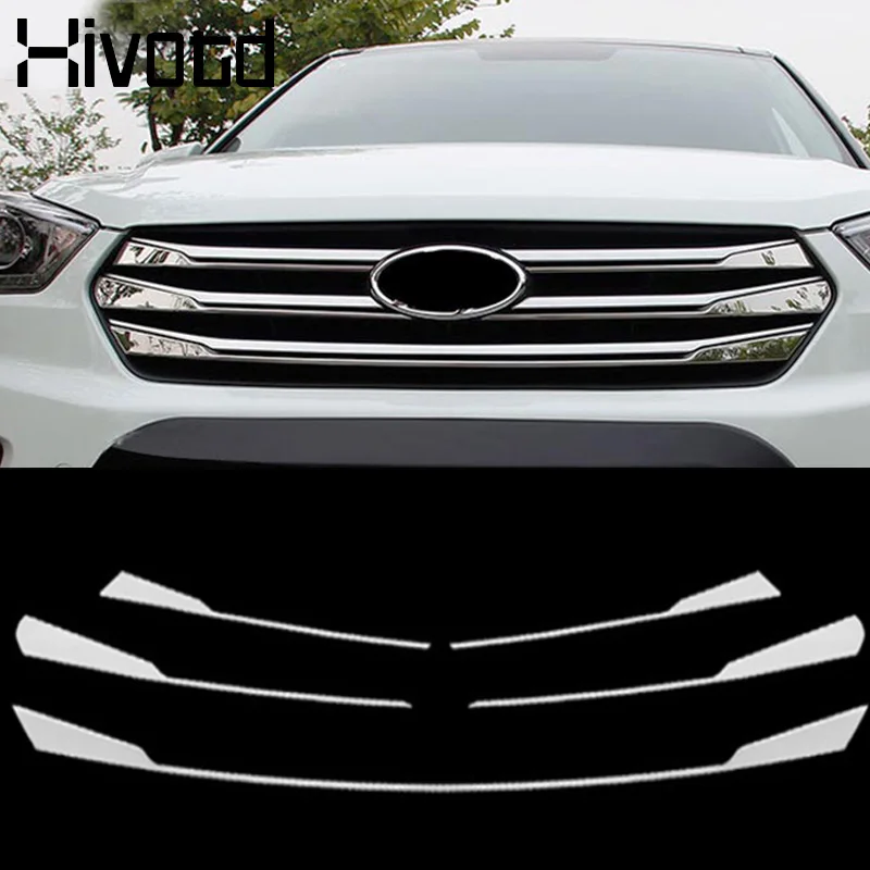 Для хундай крета ix25 Hyundai Creta 2015 2016 2017 2020 Хромированная передняя Центральная сетка