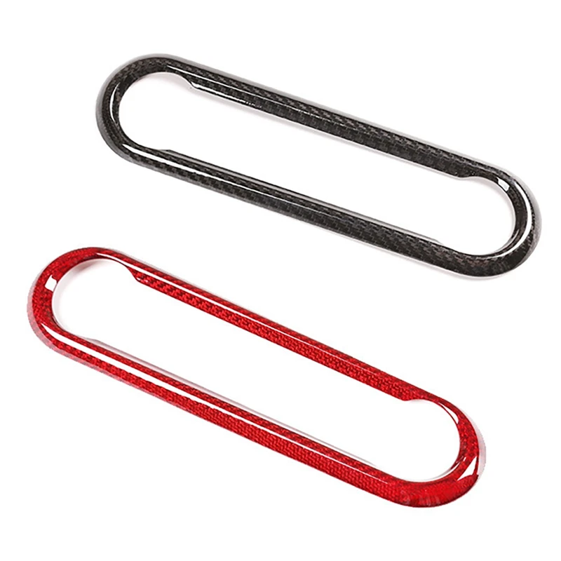 

for Alfa Romeo Giulia /Stelvio 2020 Central Control Gearbox Volume Frame Decoration Panel Real Carbon Fiber