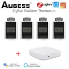Aubess ZigBee термостат Tuya привод радиатора клапан умный программируемый контроль температуры ler Alexa Голосовое управление Новинка